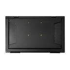14 Inch Dual Screen Portable Monitor - 1920x2400 Stacked Laptop Display with Dual Mini HDMI rear view showing stand mechanism - VIUSEE