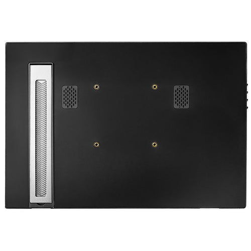 14 Inch 2.2K Portable Monitor - IPS 2240x1440 USB-C Display with Side Stand angled view showing display and stand - VIUSEE