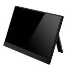 14 Inch 2.2K Portable Monitor - IPS 2240x1440 USB-C Display with Side Stand side view highlighting slim profile - VIUSEE